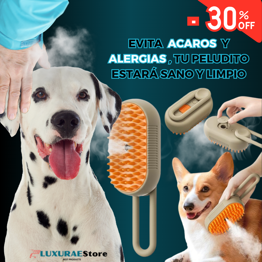 Cepillo Vapor 3 en 1 Mascota - PetSpa™️