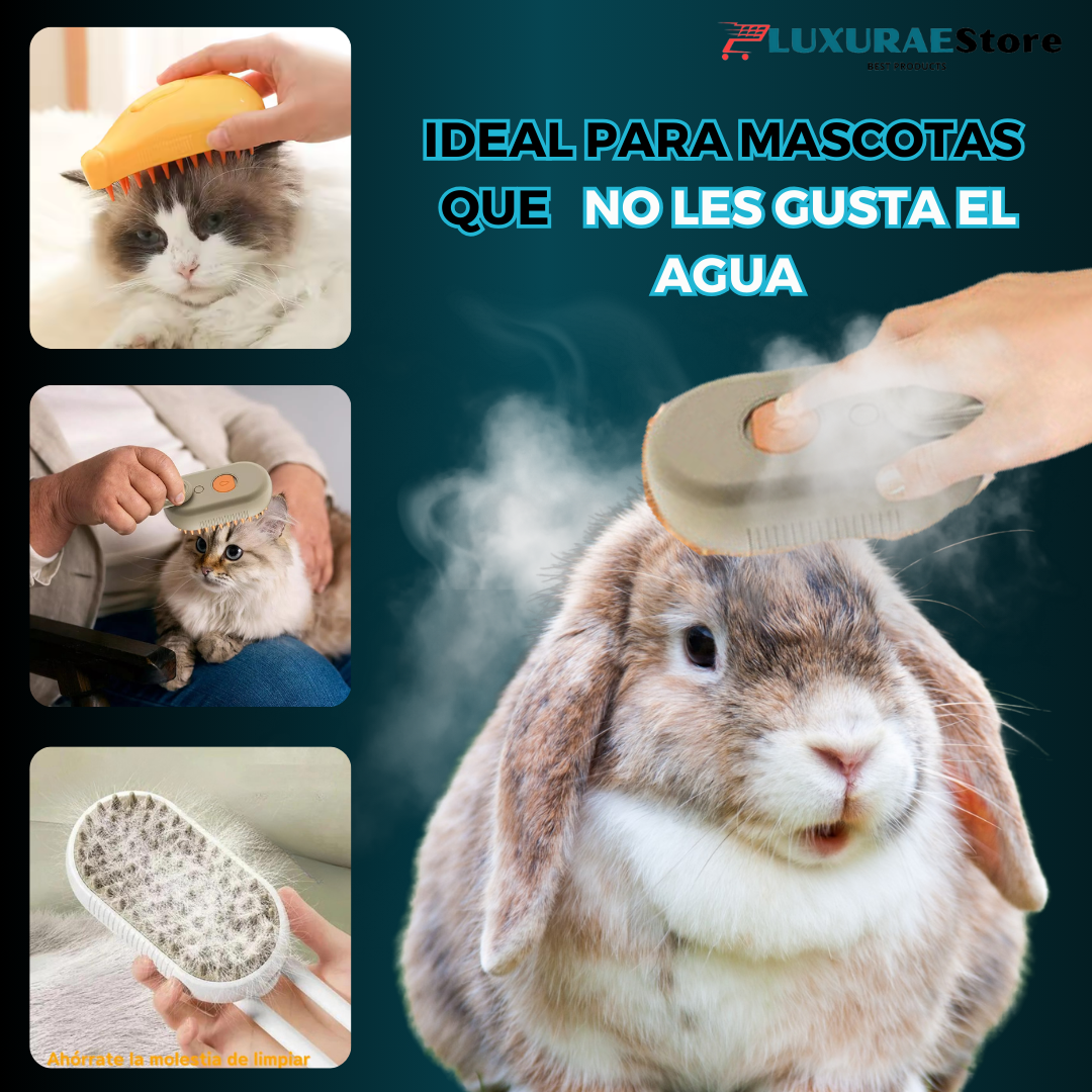 Cepillo Vapor 3 en 1 Mascota - PetSpa™️